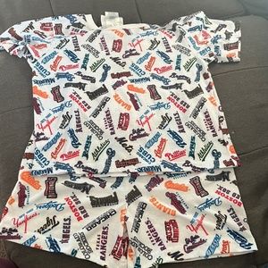 B 2    Youth MLB Pajamas